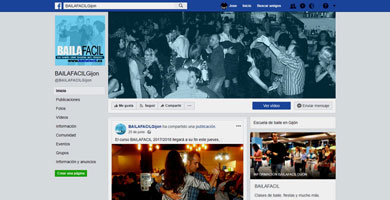 Visita nuestra página oficial en Facebook. BAILAFACIL: lo mejor para aprender a bailar en Gijón.