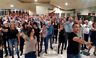 VIII Espicha BAILAFACIL, 29 febrero 2020, Restaurante Sidrería Las Peñas, Gijón. Copyright © www.bailafacil.es. Haz clic para ampliar.