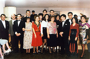 Foto de la mayora de los que participaron en mi primera actuacin, muchos de los cuales formaron parte luego del 'Grupo Swing'. Haz clic para ampliar. Copyright  www.bailafacil.es.